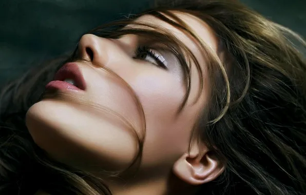 Картинка лицо, модель, волосы