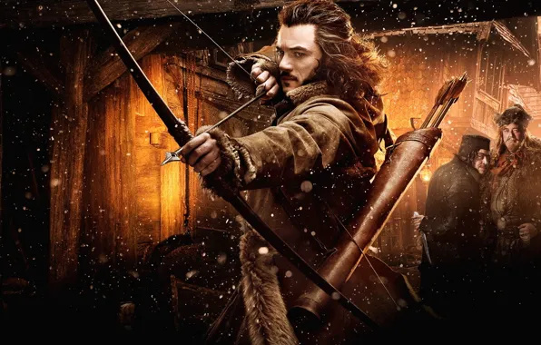 Обои Лук, Стрелы, Bow, Хоббит, The Hobbit, Arrow, Luke Evans, Люк.