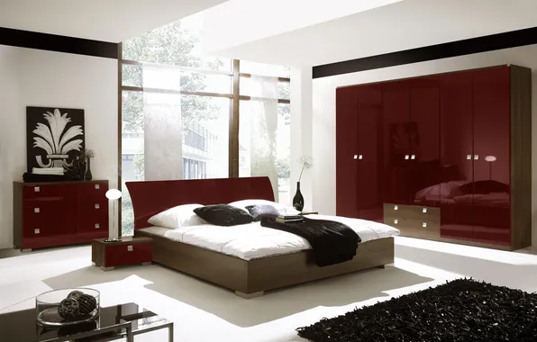Дизайн, дом, стиль, комната, вилла, интерьер, спальня