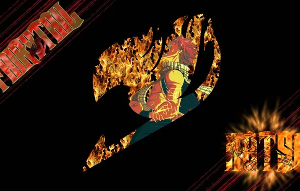 Fire, flame, logo, game, anime, fairy, pretty, asian