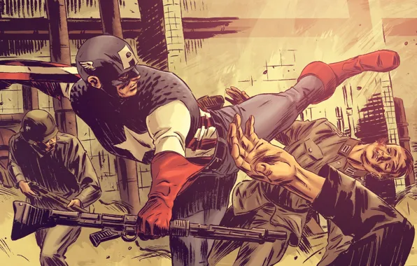 Фон, обои, картинка, комиксы, супергерой, Капитан Америка, Captain America