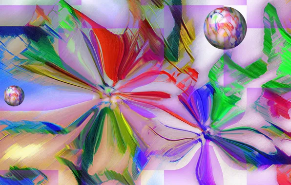 Абстракция, цвет, форма