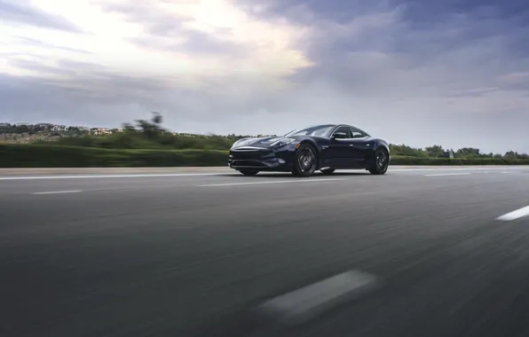 Картинка car, sky, speed, Karma, Karma Revero GT, Revero