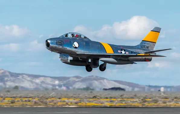 Истребитель, американский, реактивный, F-86 Sabre