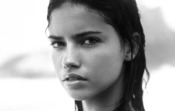 Взгляд, лицо, Модель, Adriana Lima