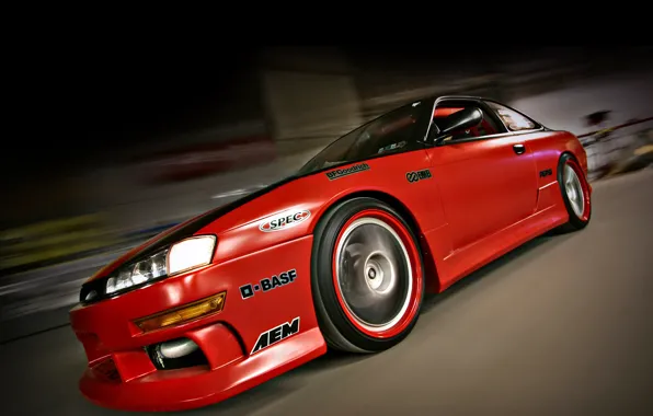 Тюнинг, скорость, nissan, turbo, red, japan, ниссан, jdm