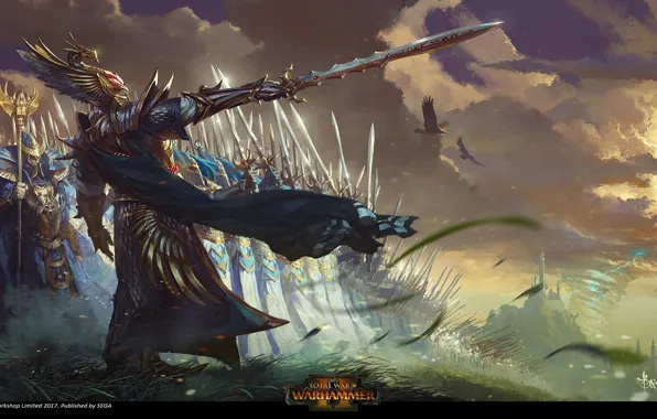 Картинка battle Art, Total war warhammer 2, Elves
