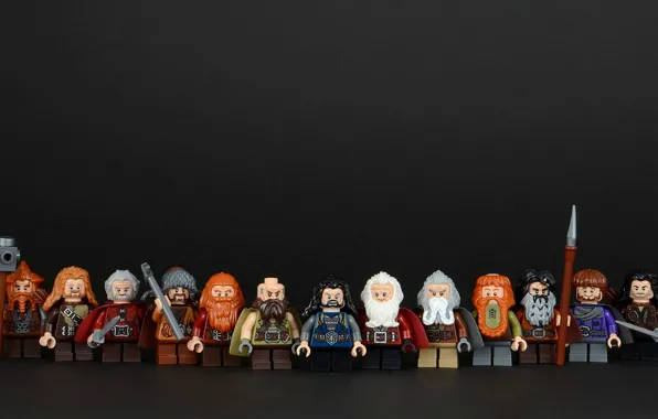 Фон, Лего, гномы, фигурки, Lego, Хоббит, The Hobbit