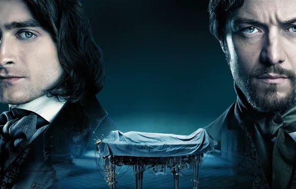 Драма, ужасы, James McAvoy, Daniel Radcliffe, Дэниел Рэдклифф, 2015, Джеймс Макэвой, Victor Frankenstein