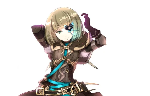 Девушка, поза, плащ, Gretel, Sinoalice
