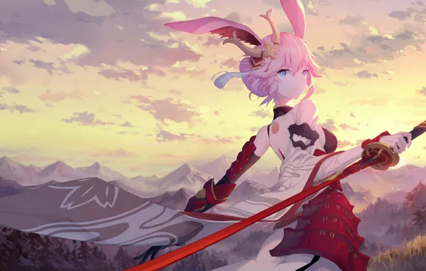 Yae sakura, honkai impact, cass-kakakuma