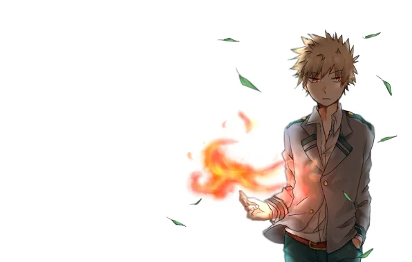 Аниме, арт, Boku no Hero Academia, Моя геройская академия, Бакугоу