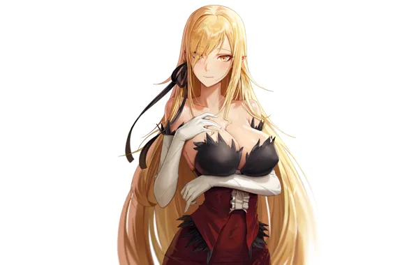 Girl, hot, sexy, boobs, anime, vampire, blonde, babe