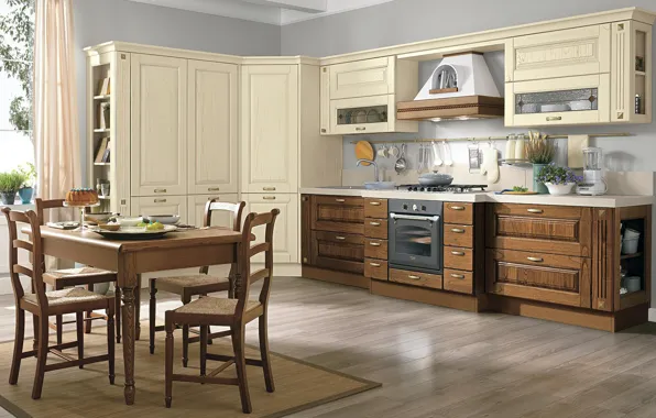 Стиль, вилла, интерьер, кухня, столовая, итальянский дизайн, Cucina Antignano