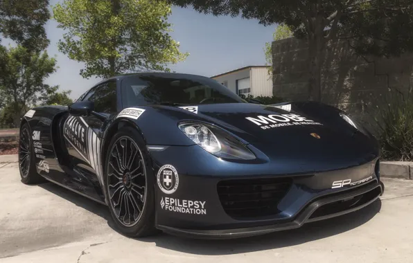 Картинка porsche, 918, foundation, epilepsy