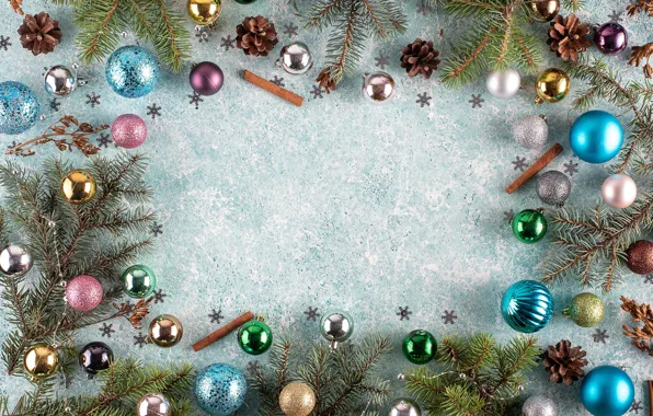 Украшения, шары, Рождество, Новый год, new year, Christmas, balls, wood