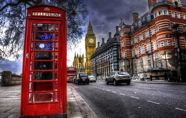 Картинка улица, Англия, Лондон, Биг-бен, street photography