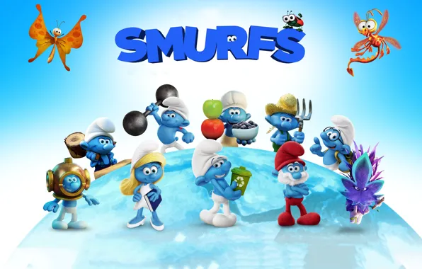Cinema, movie, film, animated film, animated movie, Smurfs The Lost Village
