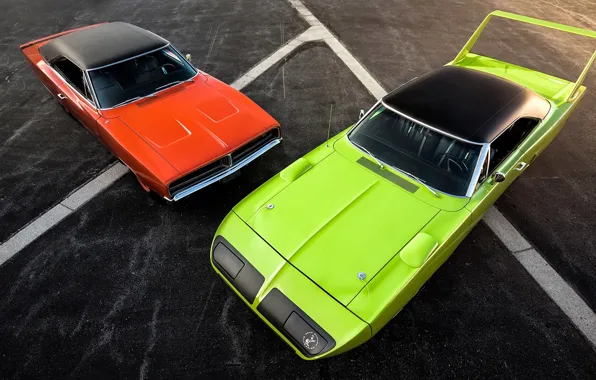 Картинка 1969, Dodge, Charger, 1970, Plymouth, Superbird