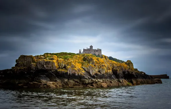 Море, пейзаж, остров