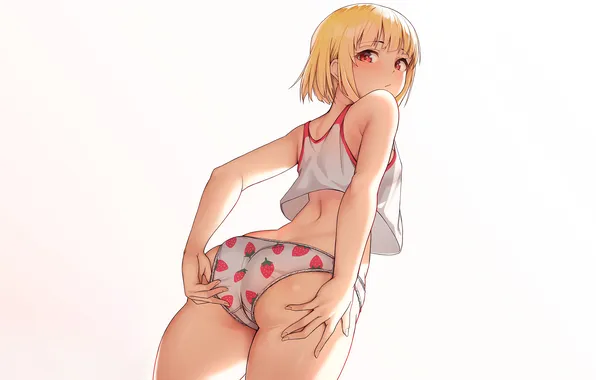 Girl, sexy, lingerie, ass, pantsu, panties, anime, beautiful