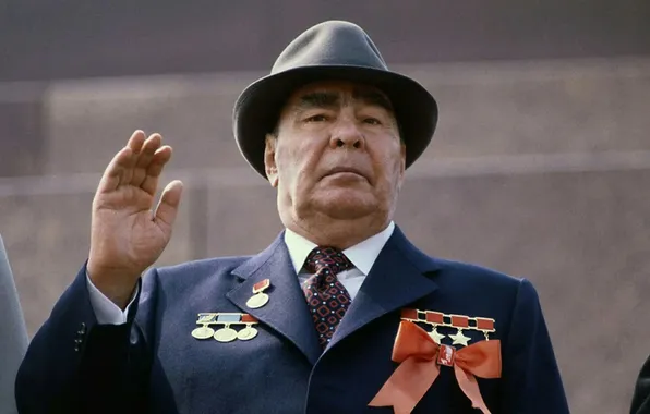 Картинка man, Brezhnev, Leonid, Ilyich, chairman