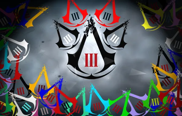 Игра, логотип, символ, Assassins Creed, ассасин