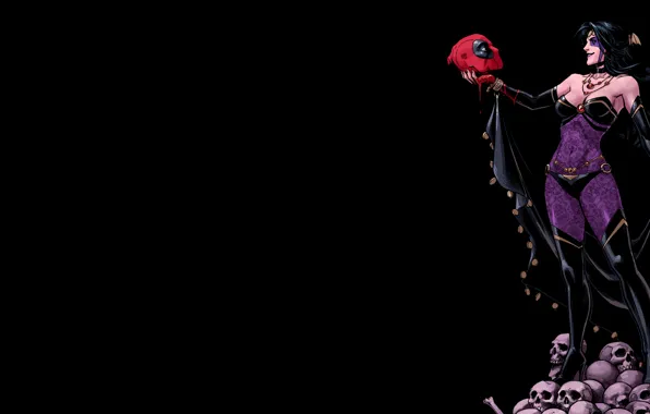 Череп, skull, Deadpool, Marvel, Дэдпул, Comics, Wade Wilson, Марвел