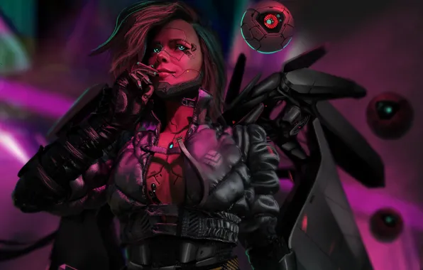 Girl, Fantasy, Art, Robot, Style, Illustration, Concept Art, Characters