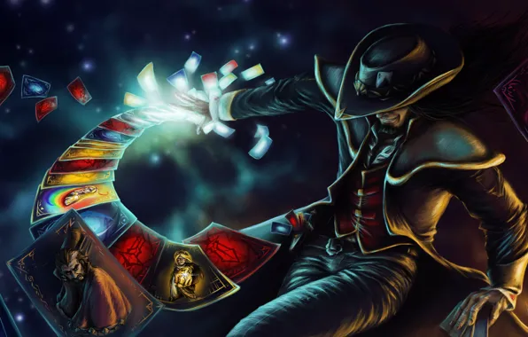Карты, мужик, League of Legends, Лига Легенд