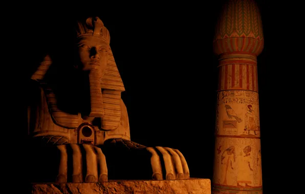 Колонна, египет, сфинкс, Assassin's Creed Origins