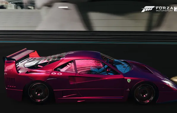 HDR, Ferrari, F40, Lights, Game, Competizione, FM7, UHD