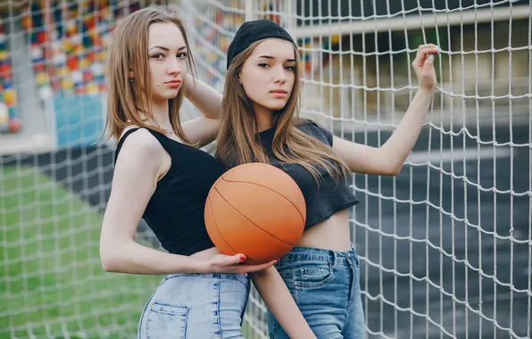 Картинка girls, pretty, ball