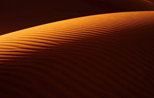 Песок, природа, барханы, пустыня, дюны