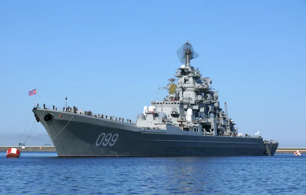 Крейсер, тяжелый, атомный, вмф, проект 1144, петр великий