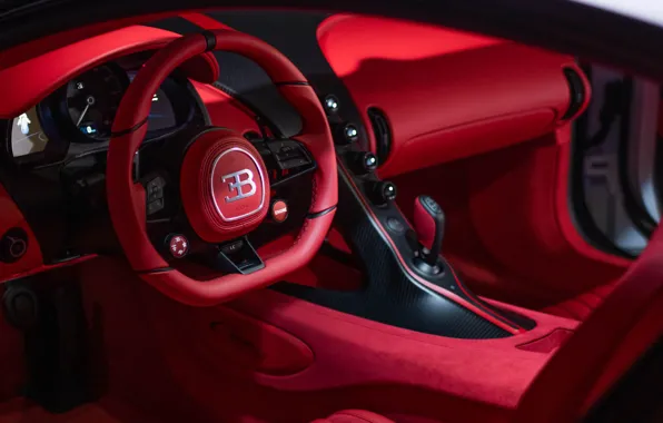 Bugatti, Red, Lazer, Interior, Chiron, Pur Sport