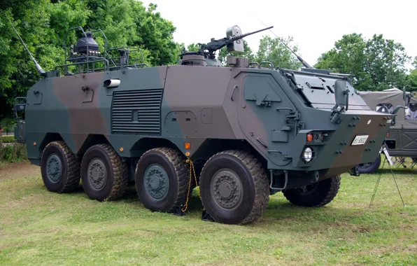 Gun, military, weapon, armored, vegetation, machine gun, armored vehicle