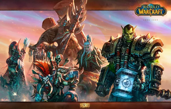 Оружие, Blizzard, wow, world of warcraft, сильвана, Sylvanas Windrunner, Тралл, Орда