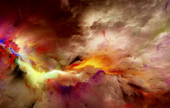Картинка облака, фон, colors, abstract, space, background, clouds, unreal