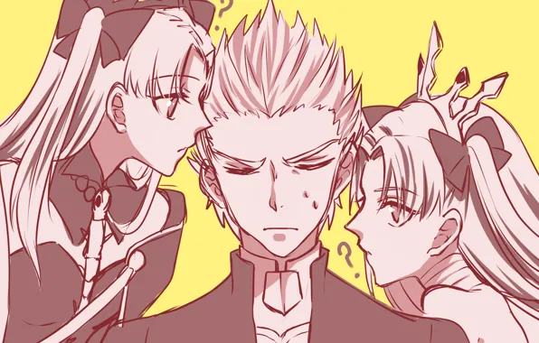 Девушки, аниме, арт, персонажи, арчер, Fate / Grand Order