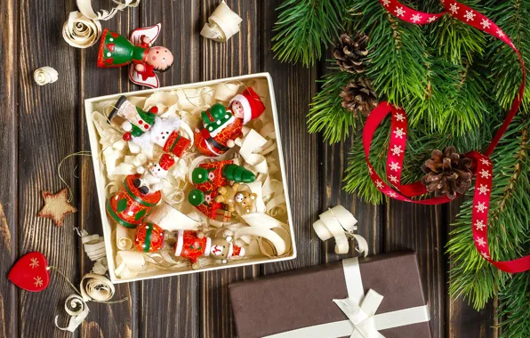 Картинка украшения, игрушки, елка, Новый Год, Рождество, подарки, Christmas, vintage