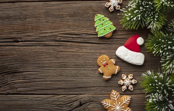 Печенье, Рождество, сладости, Новый год, ёлка, Happy New Year, Christmas, New Year