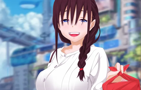 Anime, manga, oppai, bishojo, seifuku, japonese, by parokas, Getsuyoubi no Tawawa