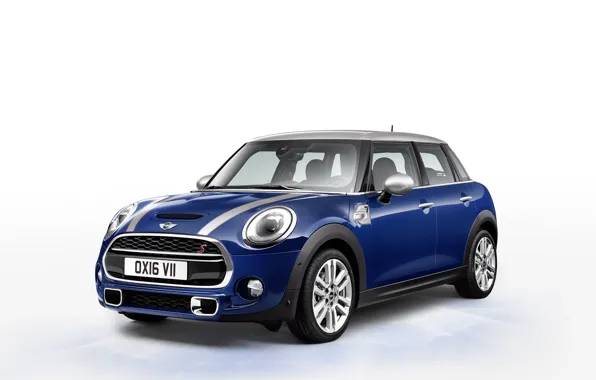 Mini, Cooper, мини, белый фон, купер, F56