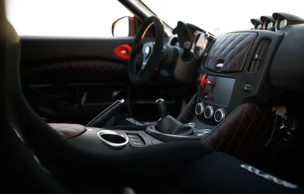 Картинка Nissan, 370Z, Z34, car interior, Nissan 370Z Project Clubsport 23