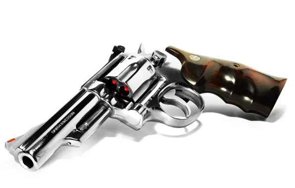 Картинка оружие, фон, револвер, S&ampamp;W