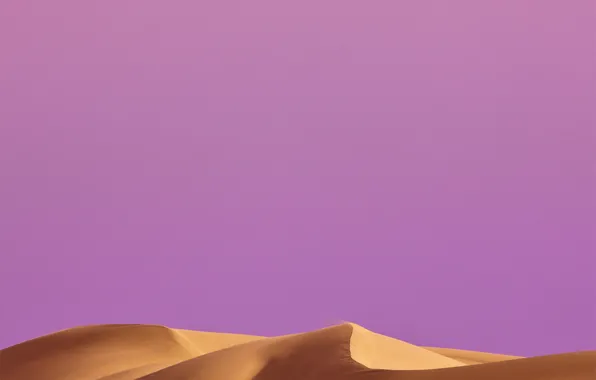 Песок, небо, барханы, пустыня