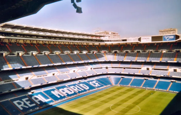 Картинка Испания, стадион, Сантьяго Бернабеу, Spain, Реал Мадрид, Real Madrid, Santiago Bernabéu