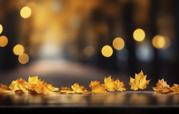 Осень, листья, парк, фон, forest, park, background, autumn
