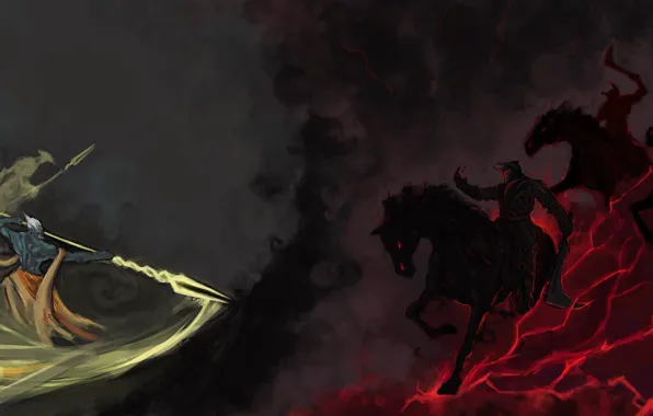 Арт, клоны, Dota 2, Chaos Knight, Azwraith, Phantom Lancer, копии, Halycon450